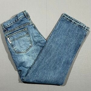 Cinch Jeans Straight Leg Medium Wash Denim Cotton Workwear Mens 31x30